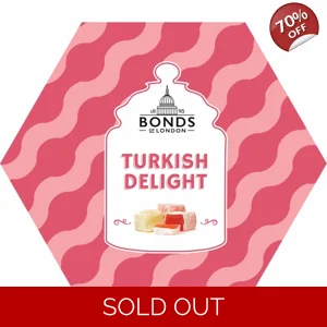 Bonds Rose and Lemon Flavoured Turkish Delight - 215g Box